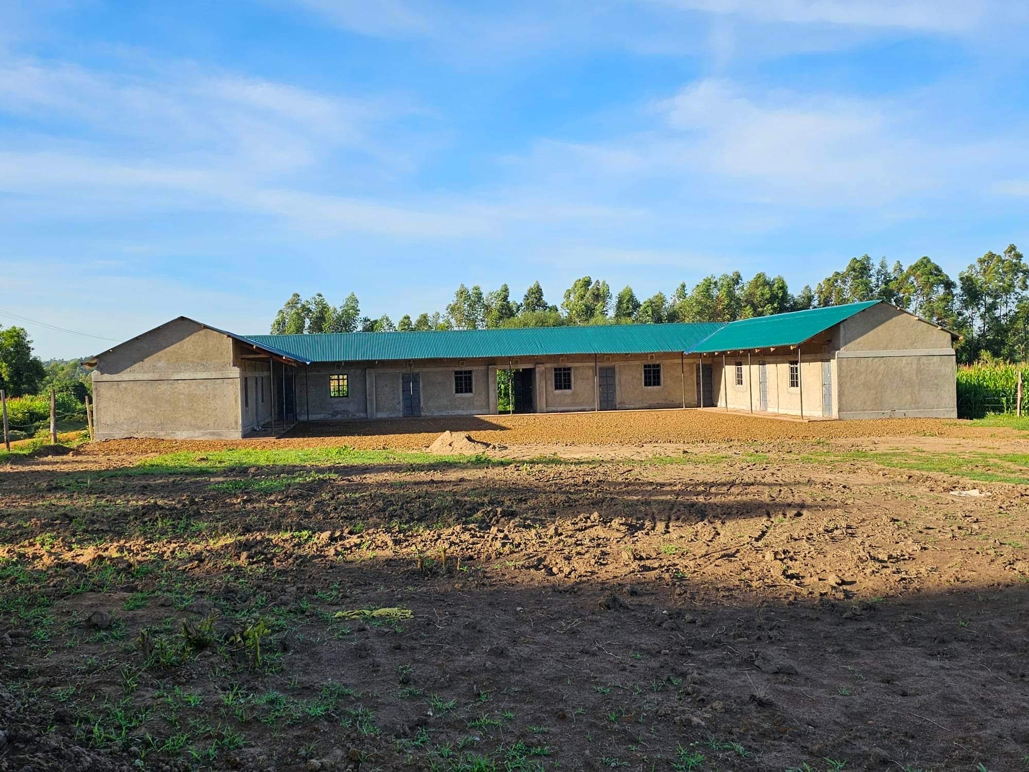 School Bldg after Landscaping, 5-28-23